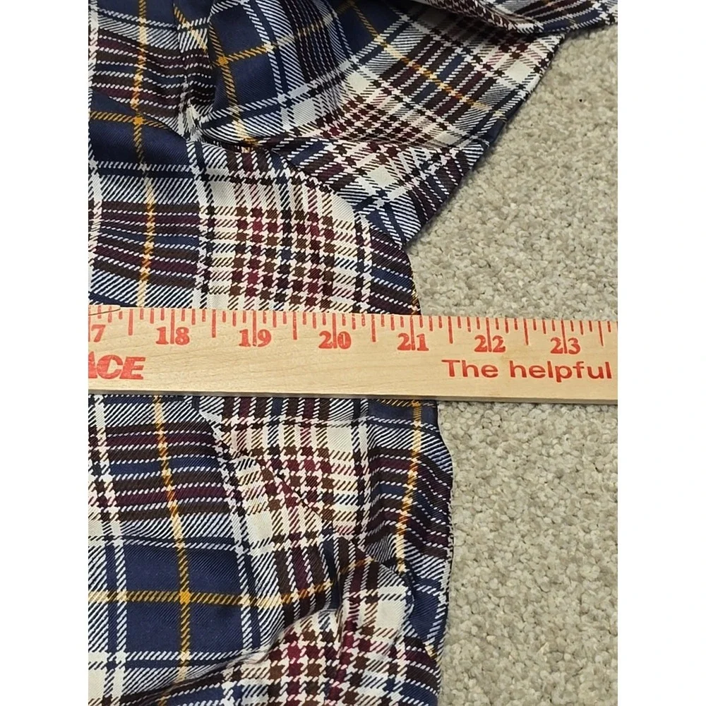 Tory Burch‎ Cora Milano Tartan Plaid Silk Shirt Dress Sz 12 NWT $448